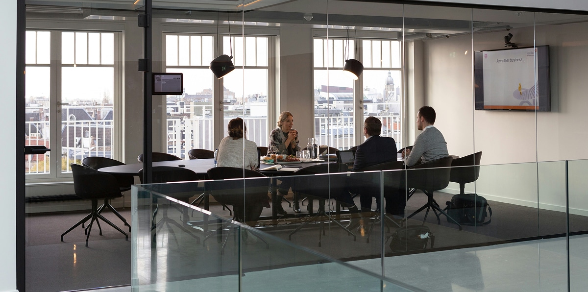 Business law consultation and professional meeting